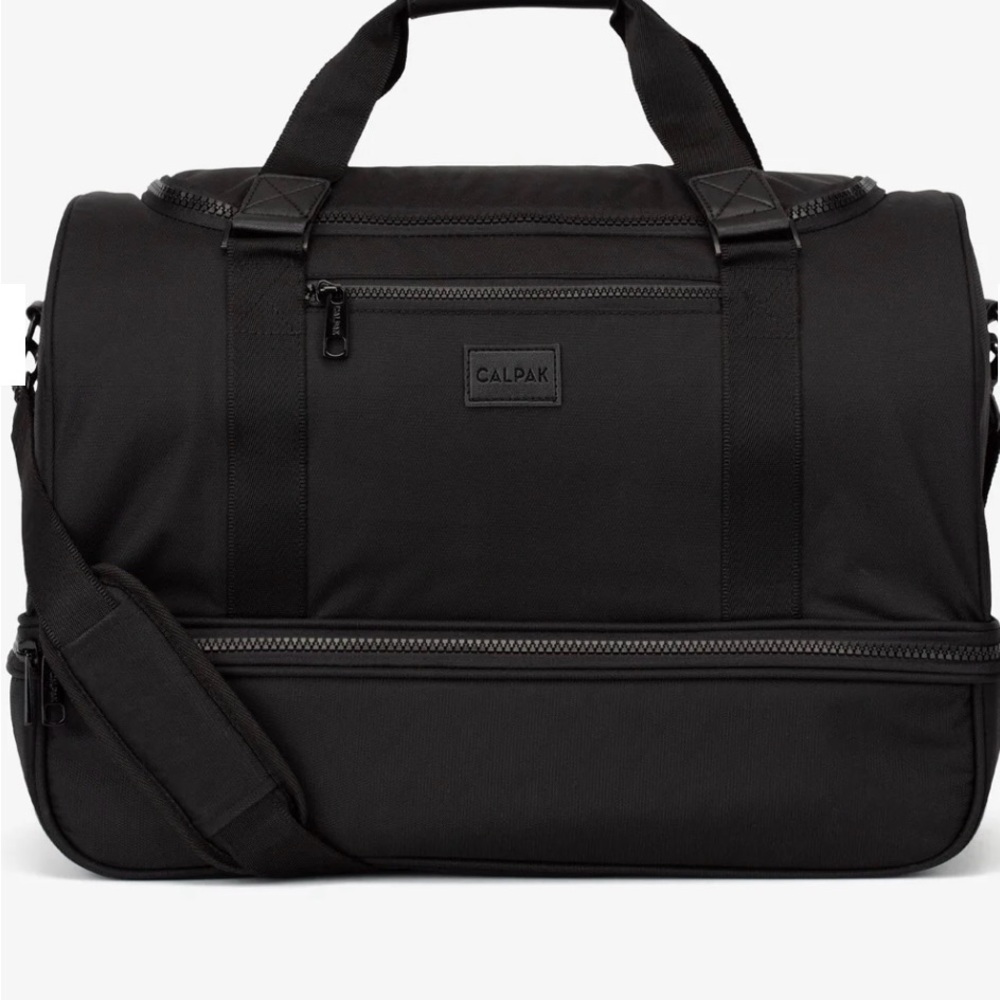 Calpak Black Travel Duffel Bag
